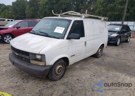 1998 Chevrolet Astro z USA, uszkodzony, nr VIN 1GCDM19W7WB162837